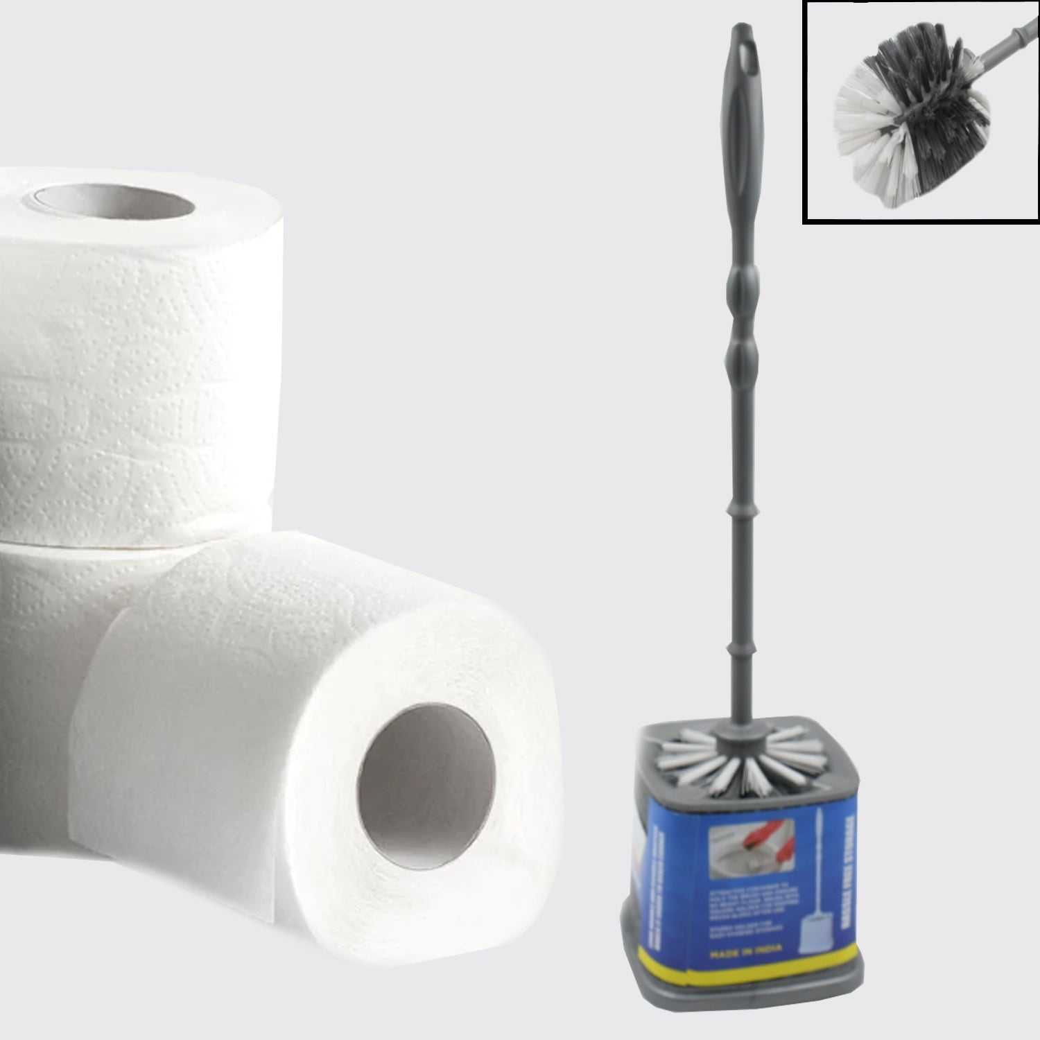 4685 Toilet Brush with Holder Stand, Toilet Brush Set Toilet Cleaning Brush Household, Bathroom Cleaning Tools 4685 Toilet Brush with Holder Stand, Toilet Brush Set Toilet Cleaning Brush Household, Bathroom Cleaning Tools